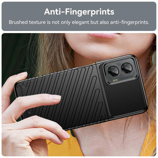 Motorola Moto G 5G (2024) - Thunder Series Twill Texture Thickened Anti-fall Protection TPU Case - Polar Tech Australia