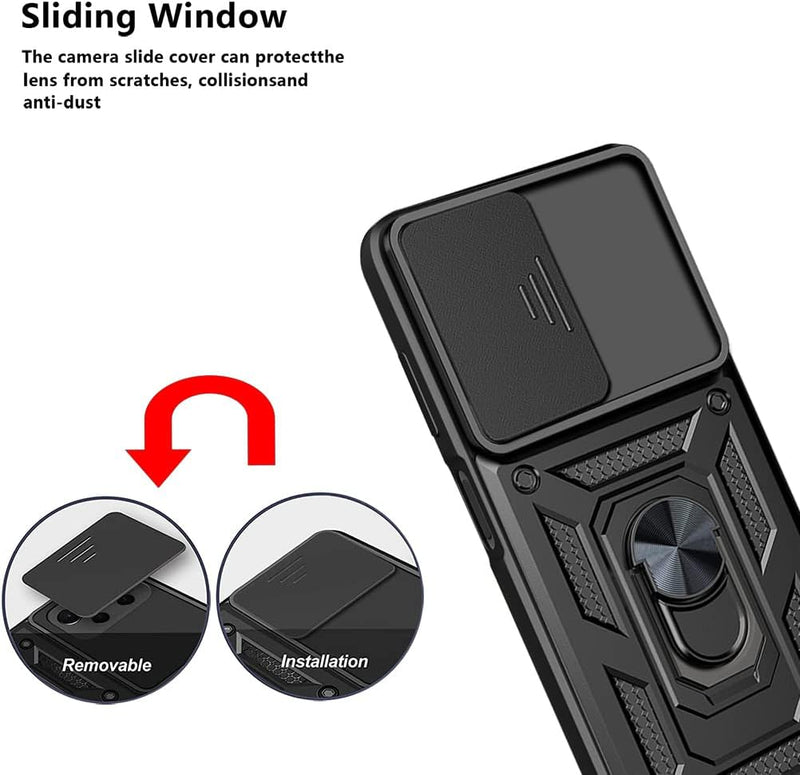 Load image into Gallery viewer, [Magnetic Ring Kickstand][Camera Cover] Motorola Moto Edge 20 Pro - Shield Shockproof Rugged Heavy Duty Case - Polar Tech Australia
