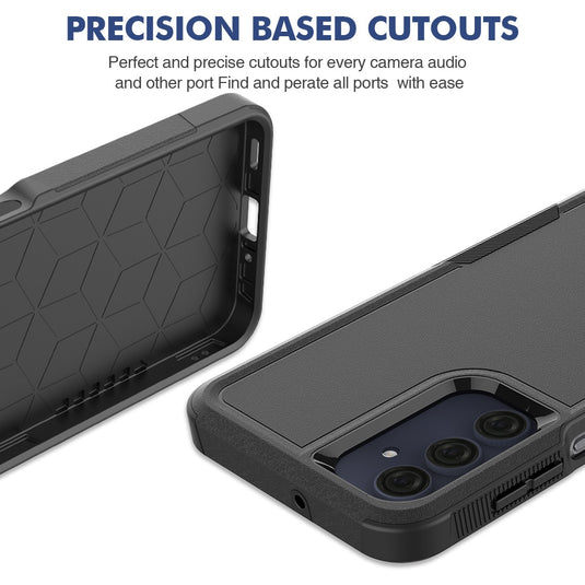 Samsung Galaxy A17 (SM-A176) - Adventurer Commuter Heavy Duty Drop Proof Tough Hybrid Case