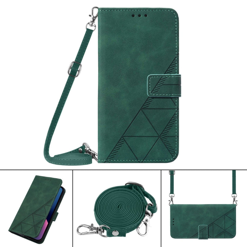 Cargue la imagen en el visor de la galería, [With Shoulder Strap] [With Card Slot] Motorola G Stylus 5G 2023 - PU leather Crossbody Wallet Style Shockproof Phone Case - Polar Tech Australia

