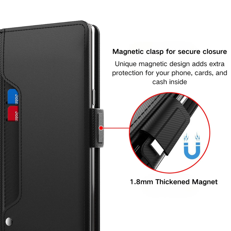 Cargue la imagen en el visor de la galería, Asus ROG Phone 9 / 9 Pro / 9 FE - Magnetic Folding Invisible Stand Protective Case - Polar Tech Australia
