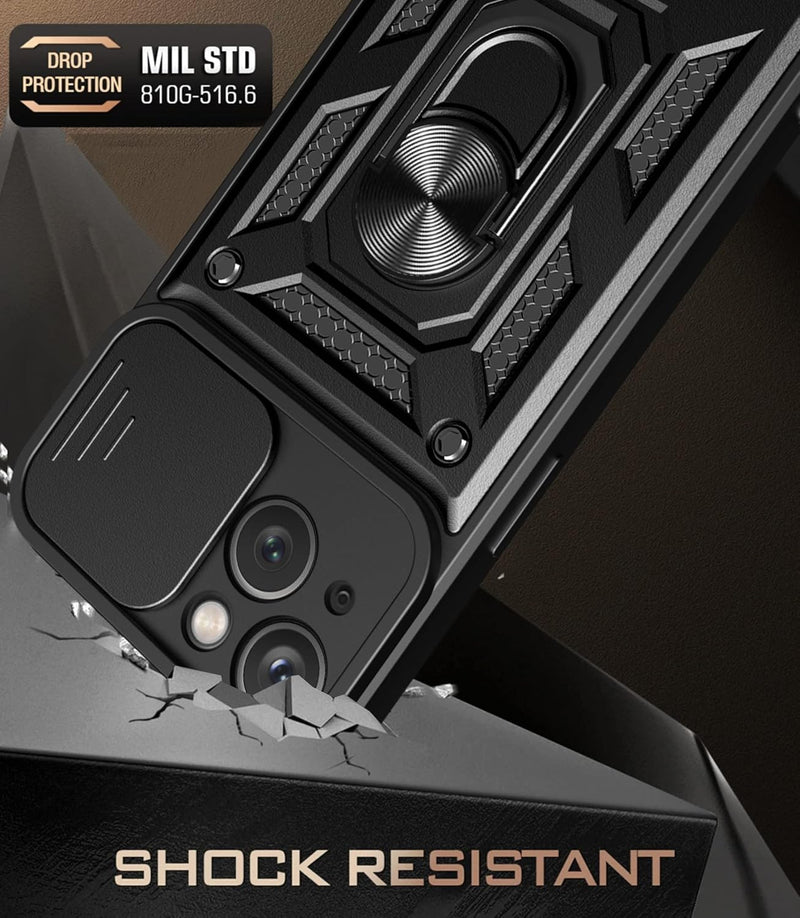 Chargez l&#39;image dans la visionneuse de la galerie, [Magnetic Ring Kickstand][Camera Cover] Motorola Moto Edge 40Pro/Edge Plus 2023/X40/X40 Pro - Shield Shockproof Rugged Heavy Duty Case - Polar Tech Australia
