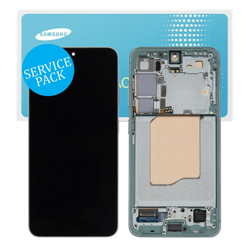 Cargue la imagen en el visor de la galería, [Samsung Service Pack] Samsung Galaxy S25 5G (SM-S931B) OLED LCD Touch Digitizer Screen Assembly With Frame
