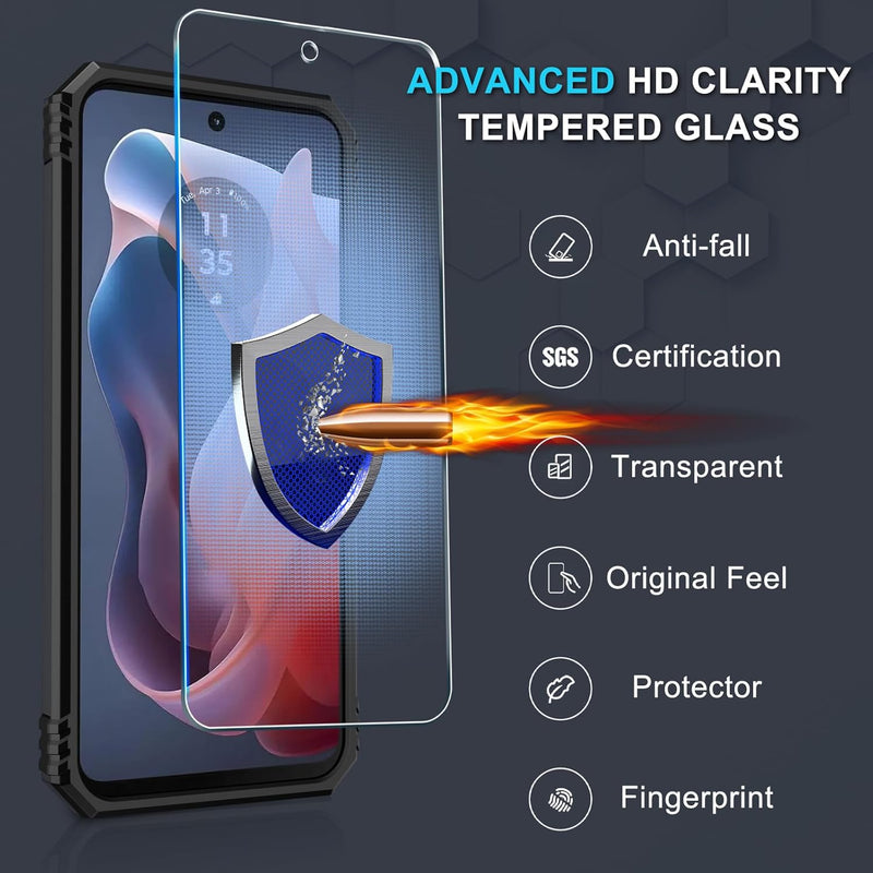 Load image into Gallery viewer, [Magnetic Ring Kickstand][Slide Camera Cover] Motorola Moto G Play 2024 - Shield Shockproof Rugged Heavy Duty Case - Polar Tech Australia
