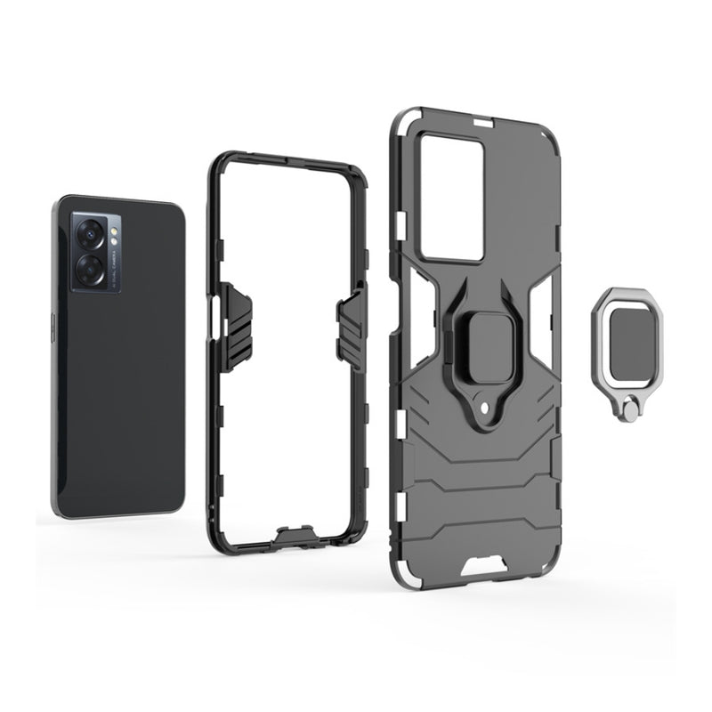 Load image into Gallery viewer, OPPO Reno7 Lite / Reno7 Z - Heavy Duty Armor Case With Ring Holder Stand - Polar Tech Australia
