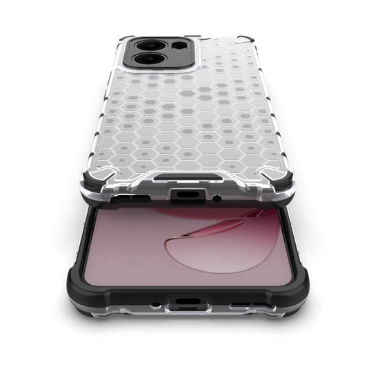 OPPO Reno13 F 4G/5G - Honeycomb Transparent Shockproof Protection Case - Polar Tech Australia