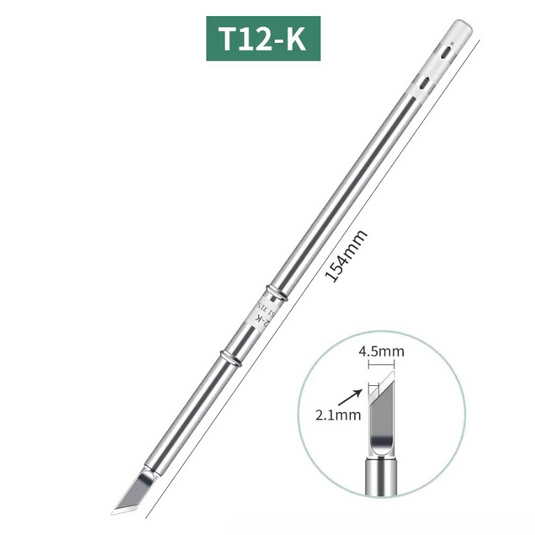 [BXSLLTDT] T12 Soldering Iron Tip with Integrated Heating Core - Polar Tech Australia