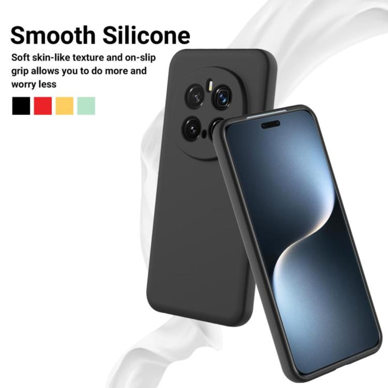 Load image into Gallery viewer, Honor Magic7 Pro (PTP-N49, PTP-AN10) - Solid Color Liquid Silicone Dropproof Full Coverage Phone Case
