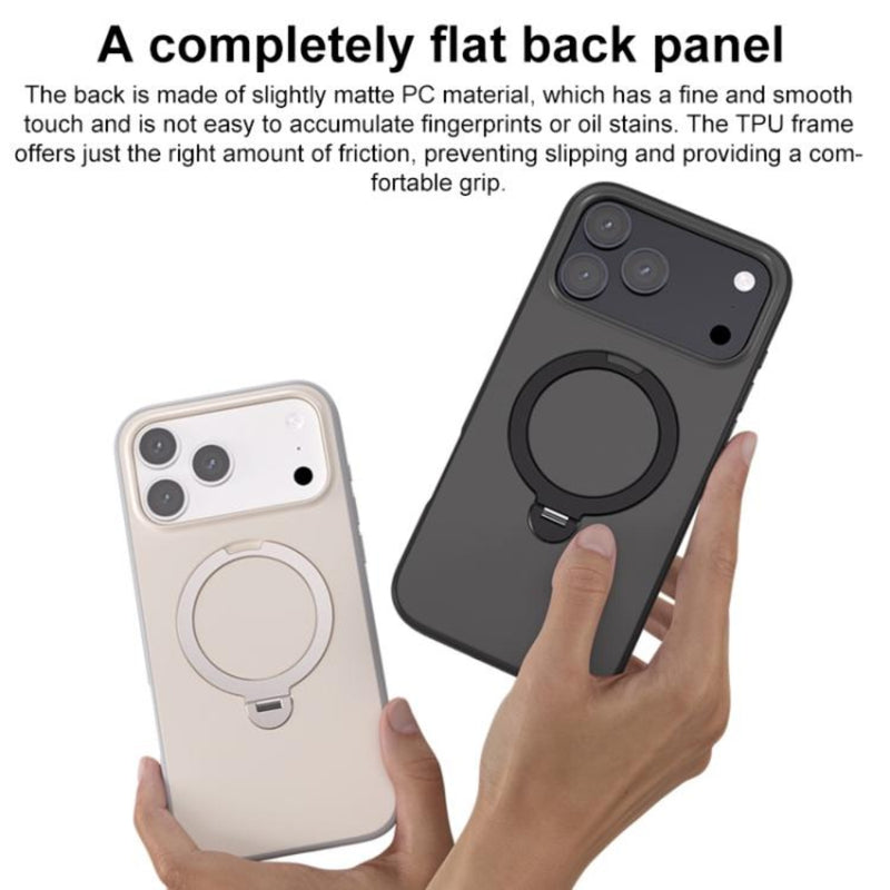 Chargez l&#39;image dans la visionneuse de la galerie, Apple iPhone 17 Pro - Contrast Color Rotation Holder Magsafe Phone Case
