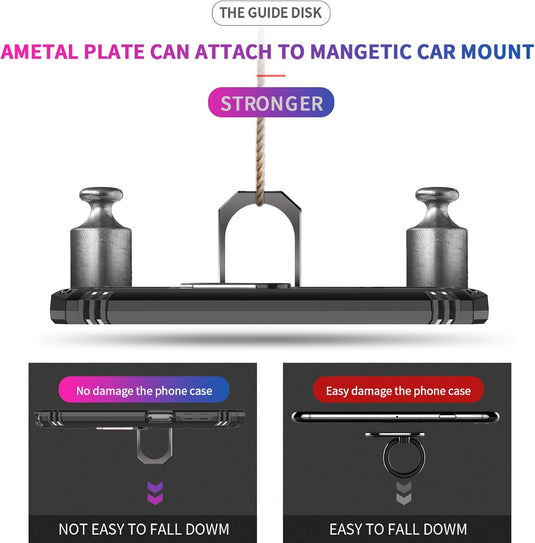 [Magnetic Ring Kickstand] Motorola Moto G Stylus 2021 - Shield Shockproof Rugged Heavy Duty Case - Polar Tech Australia