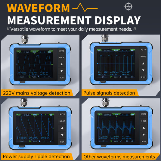 [DSO-510] FNIRSI 10MHz 48MS/s Mini Handheld Digital Oscilloscope Signal Generator