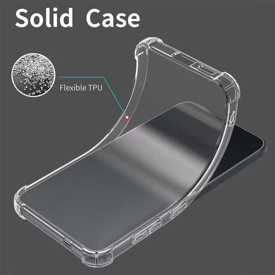 Motorola Moto Z4/Moto Z4 Play/Moto Z4 Force - AirPillow Cushion Transparent Soft Clear TPU Four Corners Protective Case - Polar Tech Australia