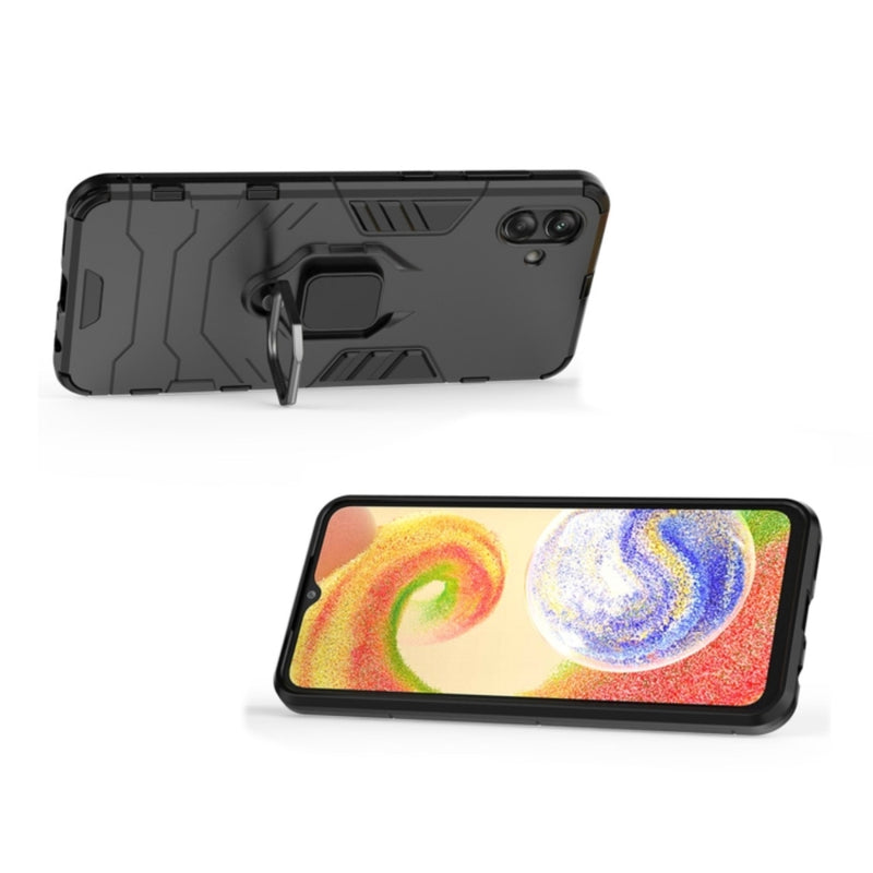 Chargez l&#39;image dans la visionneuse de la galerie, Samsung Galaxy A04s (SM-A047) - Heavy Duty Armor Case With Ring Holder Stand
