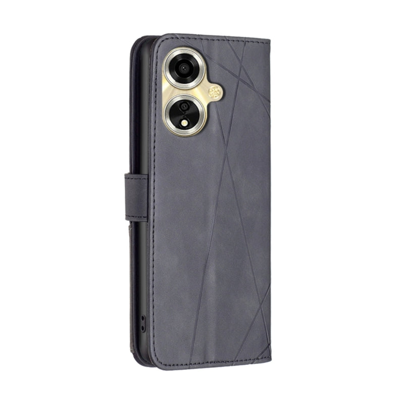 Load image into Gallery viewer, OPPO A59 5G (CPH2617) - Magnetic Buckle Rhombus Texture Leather Phone Case - Polar Tech Australia
