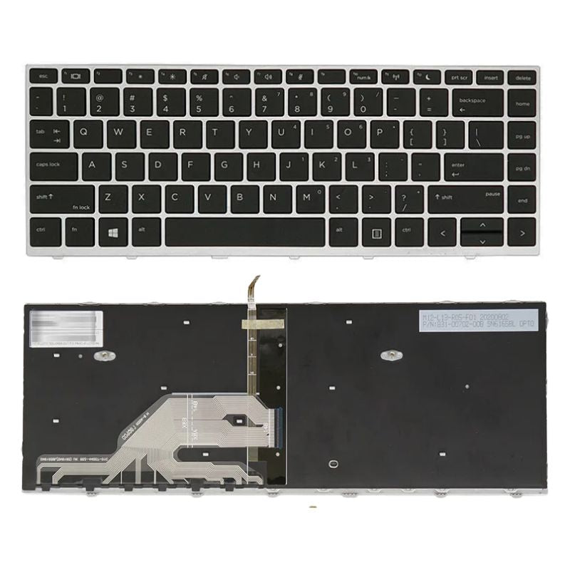 Cargue la imagen en el visor de la galería, HP HSN-Q04C 06 08 ZHAN 66 Pro G1 640 645 G4 440 430 445 G5 Series - Laptop Keyboard With Back Light US Layout - Polar Tech Australia
