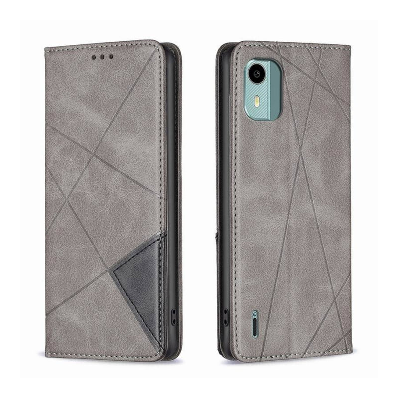 Load image into Gallery viewer, Nokia G11 / G21 - Rhombus Texture Magnetic Leather Phone Case
