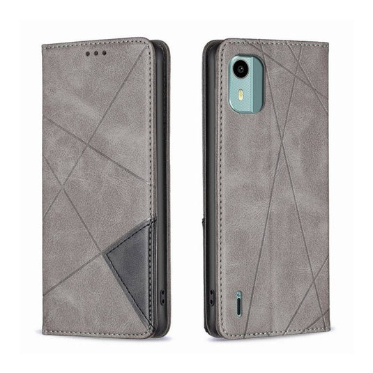 Nokia G11 / G21 - Rhombus Texture Magnetic Leather Phone Case