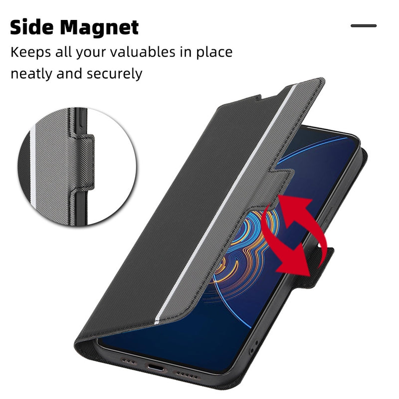 Cargue la imagen en el visor de la galería, Asus Zenfone 6 ZS630KL - Magnetic Folding Invisible Stand Protective Case - Polar Tech Australia
