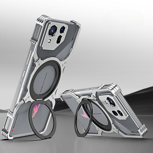 Asus ROG Phone 9 / 9 Pro - Mechanical Arm Borderless MagSafe Holder Metal Phone Case - Polar Tech Australia