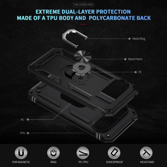 Google Pixel 10 Pro XL - Shockproof Heavy Duty Hard Bumper Rugged Mobile Phone Case