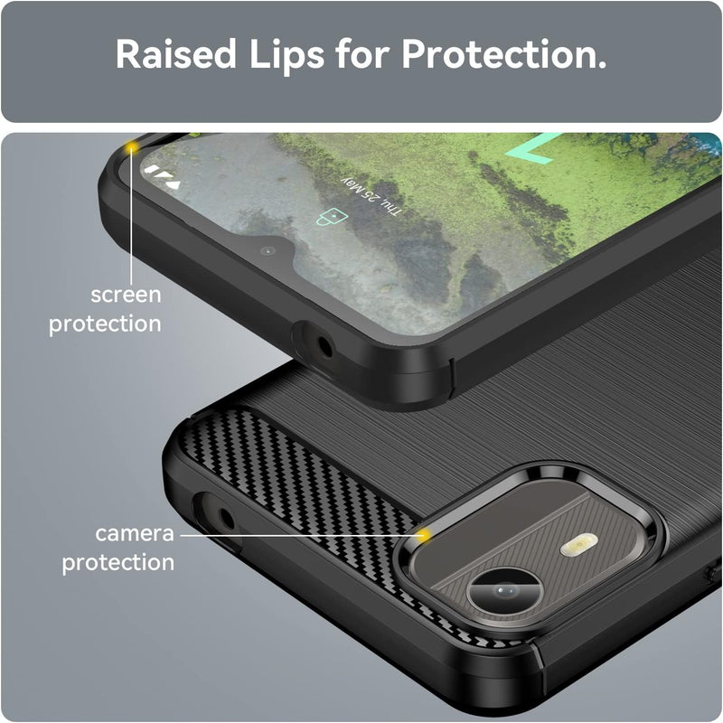 Chargez l&#39;image dans la visionneuse de la galerie, Nokia C12 Pro/C12/C12 Plus - Shield Shockproof Rugged Heavy Duty Case With 2PC 9HD Tempered Glass Screen Protector - Polar Tech Australia
