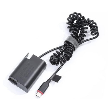 [DMW-BLK22][Type-C] Panasonic DMC-GH3 GH5 GH5S GH4 GH6 DC-G9 S5 - Cameras Spring Cable Dummy Battery - Polar Tech Australia