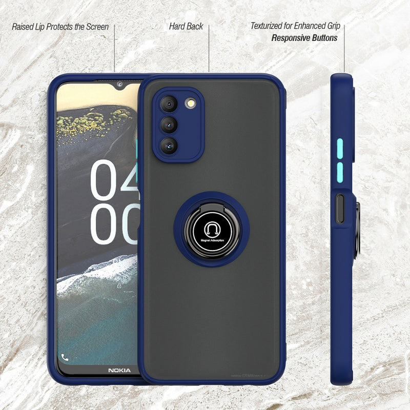 Chargez l&#39;image dans la visionneuse de la galerie, Nokia G400 - Armor Matte Magnetic Ring Stand Case - Polar Tech Australia
