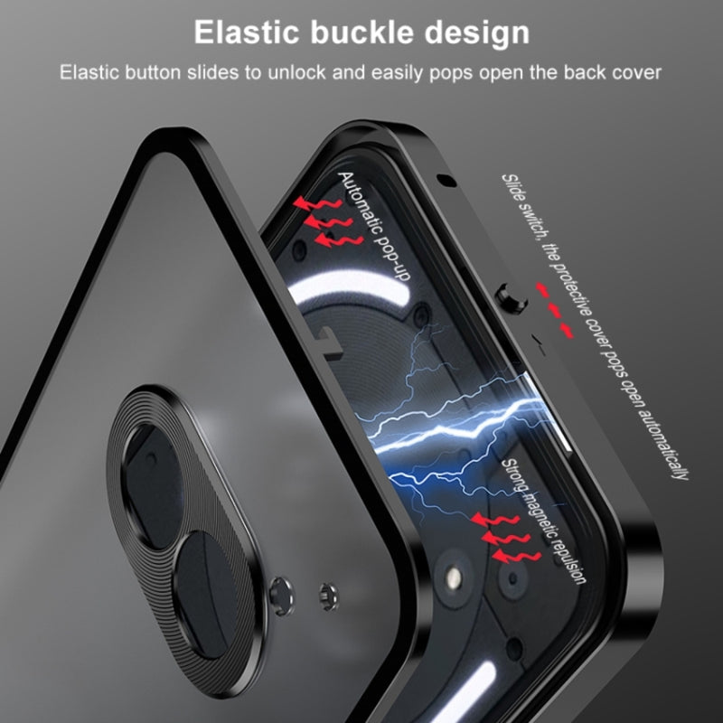 Chargez l&#39;image dans la visionneuse de la galerie, Nothing Phone (2a) - Metal Frame Frosted Magnetic Phone Case
