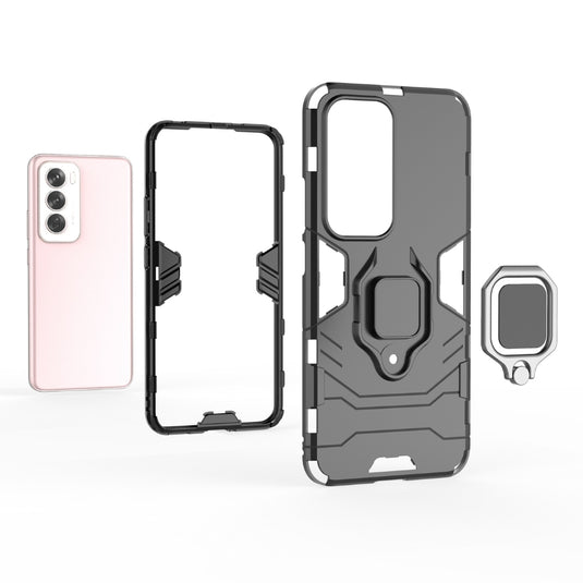 OPPO Reno12 Pro 5G (CPH2629) - Heavy Duty Armor Case With Ring Holder Stand - Polar Tech Australia