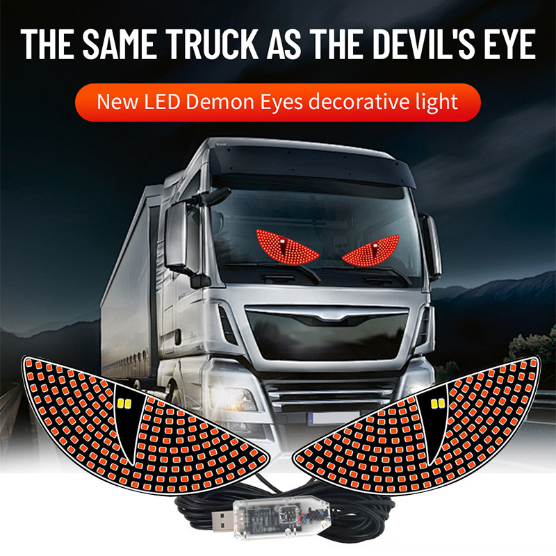 Cargue la imagen en el visor de la galería, LED Demon Eye USB Wireless Car Ambient Light / Cool Car Decoration Lamp - i-Station Mobile Phone &amp; Electronic Device Repair and Accessories
