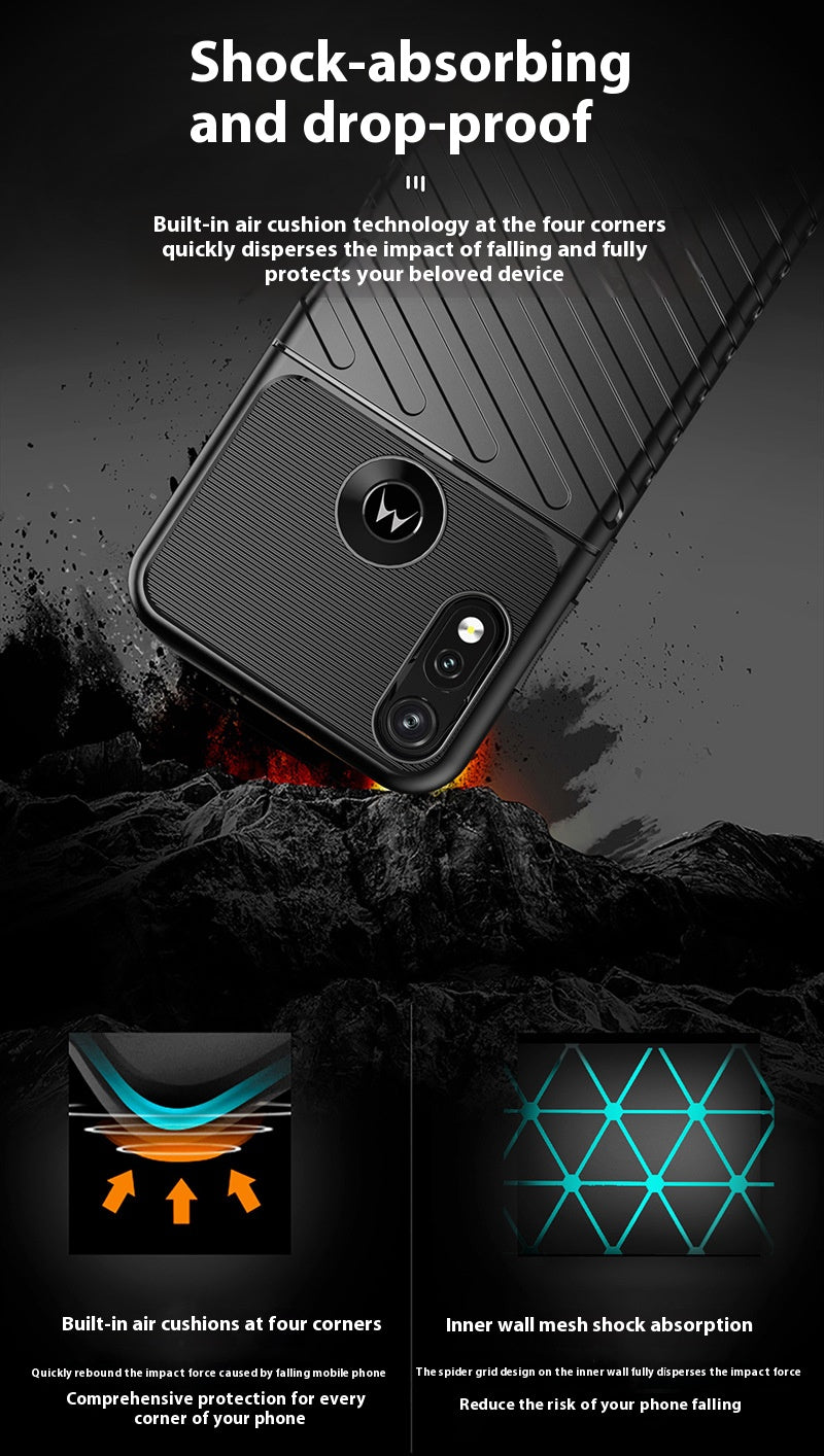 Load image into Gallery viewer, Motorola Moto Defy 2 - AirPillow Cushion Transparent Soft Clear TPU Four Corners Protective Case - Polar Tech Australia
