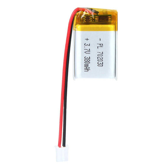 [PH2.0-JST Connector][702030] Universal 380mAh 3.7V Rechargeable Li-Ion Lithium Polymer Battery - Polar Tech Australia