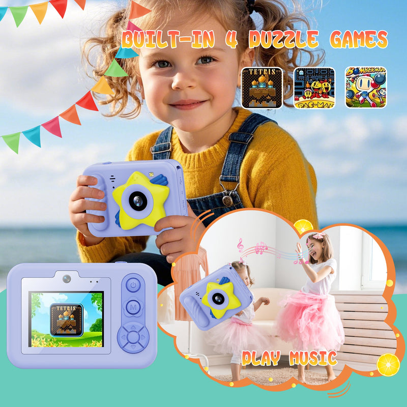 Load image into Gallery viewer, [Depth 1.5M Max] High-Definition IP68 Waterproof Kids Camera With Triangular Stand &amp; Safety Strap - Polar Tech Australia
