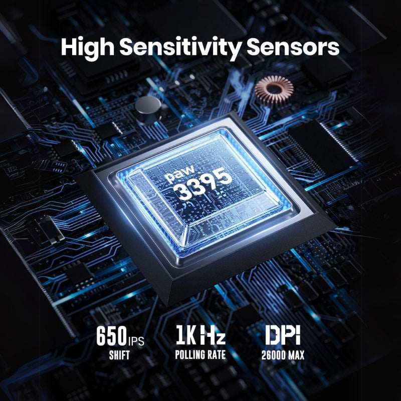 Cargue la imagen en el visor de la galería, GravaStar Mercury M2 Wireless Gaming Mouse with Optical Sensor with 26,000 DPI 79g Lightweight
