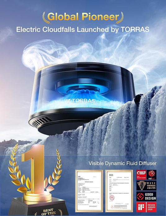 [Solar Powered][RGB Light][App Control] Torras Car Perfume Air Freshener Diffuser Landscape View 2025 Version - Polar Tech Australia