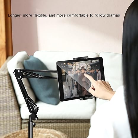 Load image into Gallery viewer, [PT-X52] Universal Flexible Adjustable Floor Mobile Phone Tablet Holder Stand

