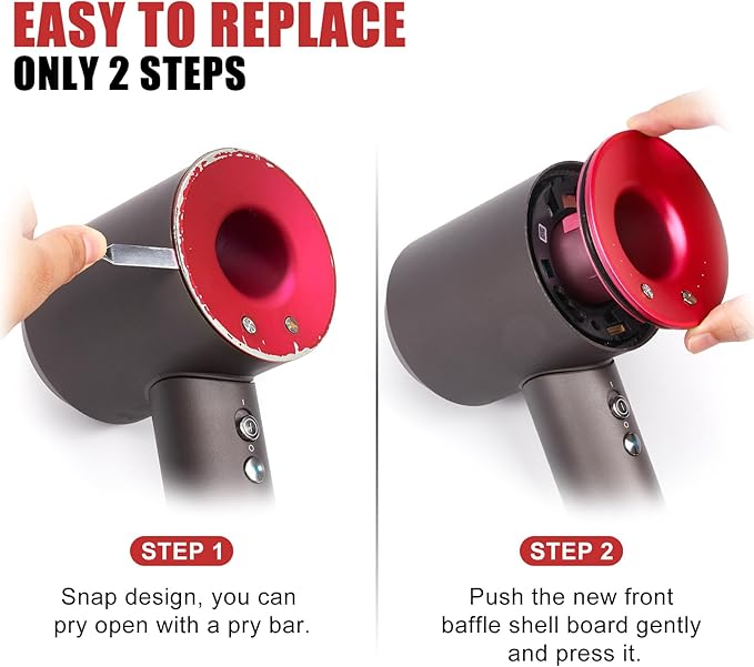 Load image into Gallery viewer, Dyson Supersonic Hair Dryer - Original Front Cover Baffle Shell Board Dace Panel Replacement
