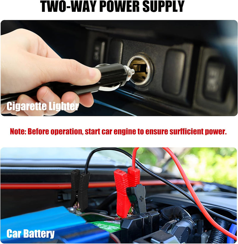 Cargue la imagen en el visor de la galería, 3 Ton Electric Car Jack 12V Scissor Jack for Sedan and SUV, Portable &amp; Waterproof, LED Light, Safety Features - Polar Tech Australia
