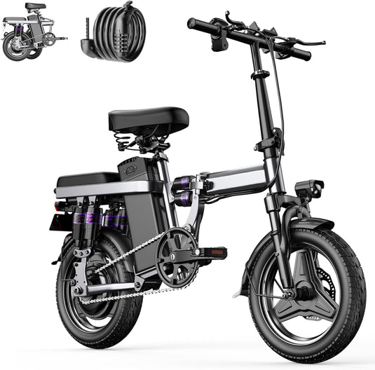 [Model: F12] E-GO 400W High Power Long Range Foldable Electric Bike Bicycle - Polar Tech Australia