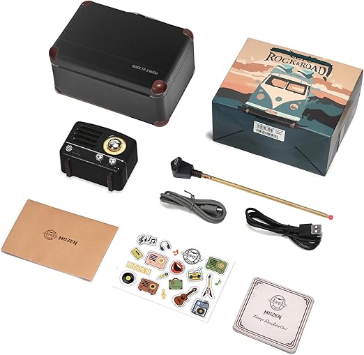 Chargez l&#39;image dans la visionneuse de la galerie, Muzen OTR Metal Portable Bluetooth Speaker / FM Radio - Black - Polar Tech Australia
