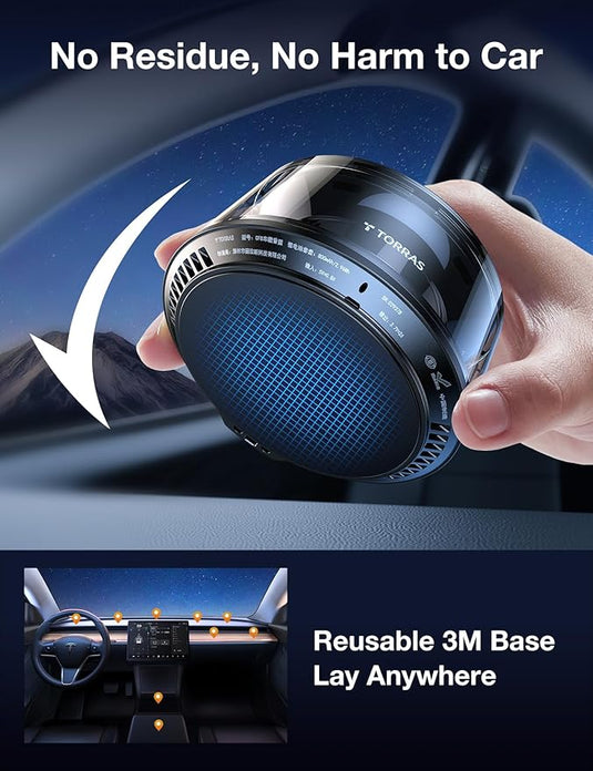 [Solar Powered][RGB Light][App Control] Torras Car Perfume Air Freshener Diffuser Landscape View 2025 Version - Polar Tech Australia
