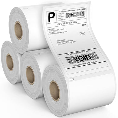 [220 Labels] Dymo LabelWriter 4XL Compatible White Label 1744907 / 4 x 6 inch 104mm x 159mm Large Thermal Shipping Label