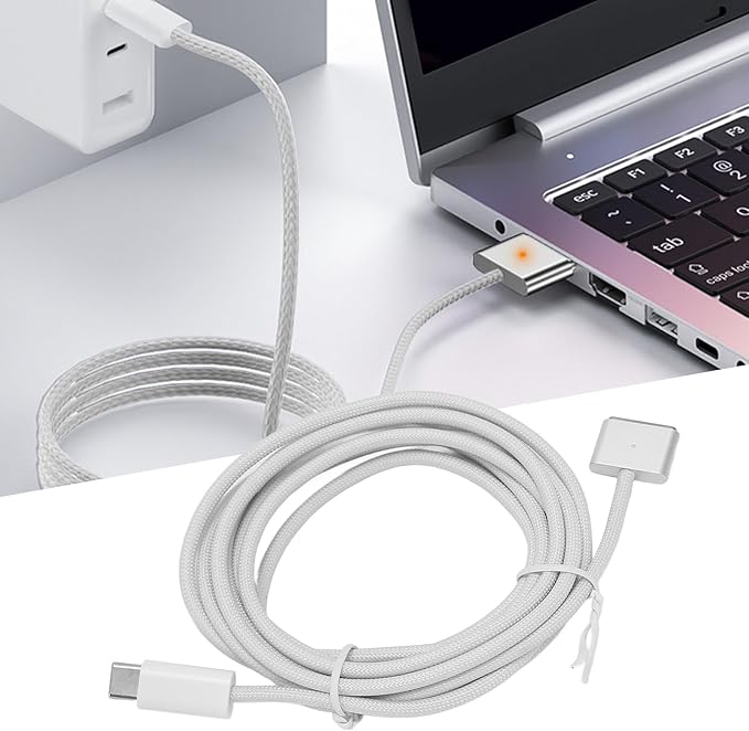 Load image into Gallery viewer, [2M] Type-C / USB-C to Magsafe 3 PD 140W Braided Heavy Duty Cable - Polar Tech Australia
