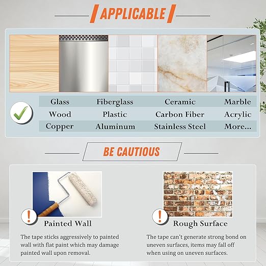 Load image into Gallery viewer, [3cm*2mm*3m] Double Sided Tape Heavy Duty Removable Clear &amp; Tough Nano Tape
