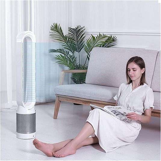 42 inch Bladeless Cooling Fan Air Purification Stand Portable Air Conditional