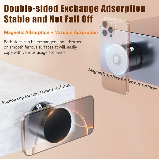 Load image into Gallery viewer, [A2] Universal Super Strong Secure Vacuum Suction MagSafe Compatible Magnet Phone in-Car Holder - Polar Tech Australia
