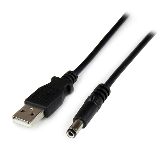 USB 5V-12V Male to DC Power 5.5mm x 2.1mm Barrel Male Connector Adapter Cable