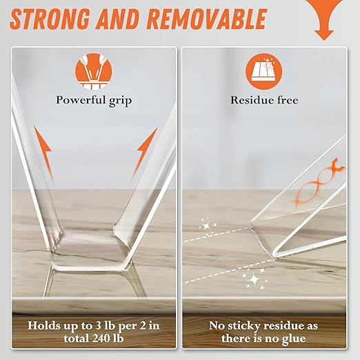 [3cm*2mm*3m] Double Sided Tape Heavy Duty Removable Clear & Tough Nano Tape