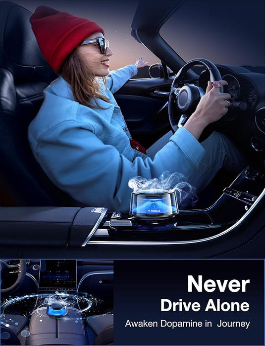 [Solar Powered][RGB Light][App Control] Torras Car Perfume Air Freshener Diffuser Landscape View 2025 Version - Polar Tech Australia