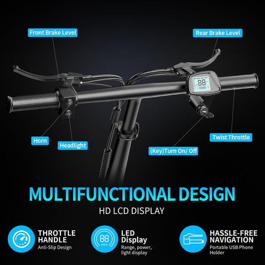 [Model: F12] E-GO 400W High Power Long Range Foldable Electric Bike Bicycle - Polar Tech Australia